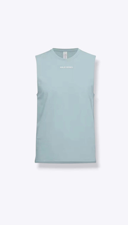 Lightweight Organic Cotton Gym Vest ANJE REBEL