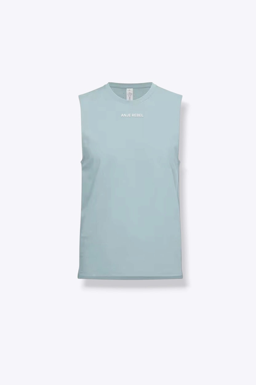 Lightweight Organic Cotton Gym Vest ANJE REBEL