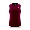 AR Men Muscle Defined Maroon Tank Top