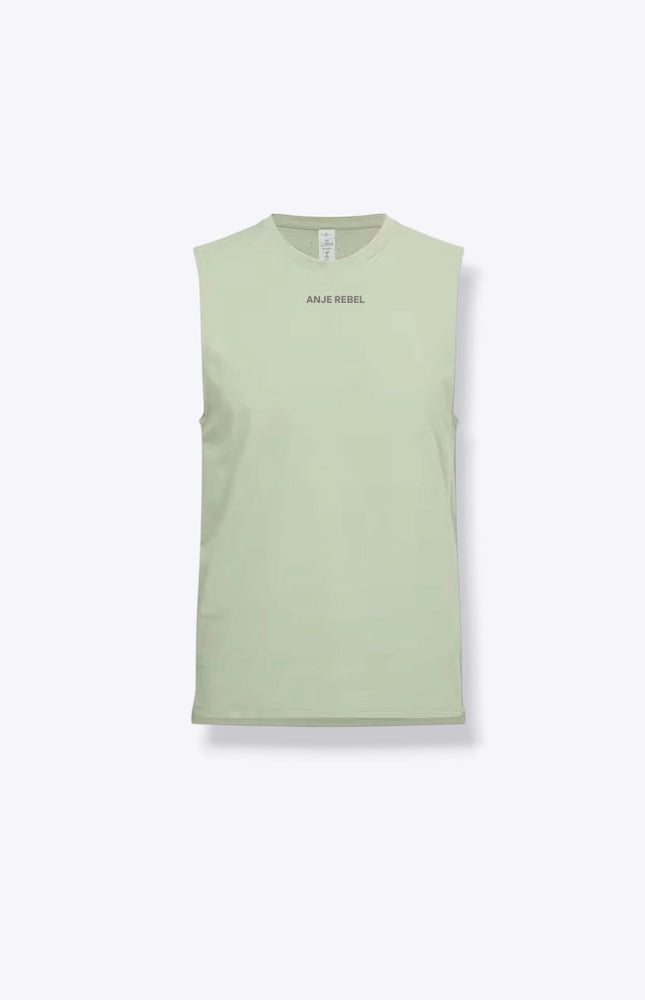 Lightweight Organic Cotton Gym Vest ANJE REBEL