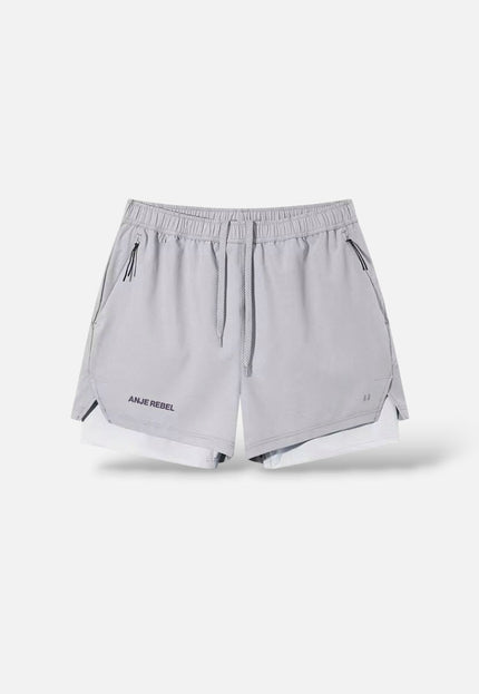 Breathable 2-in-1 Active Shorts ANJE REBEL