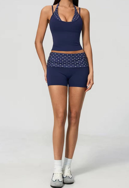 Hipster Foldover Mini Shorts ANJE REBEL