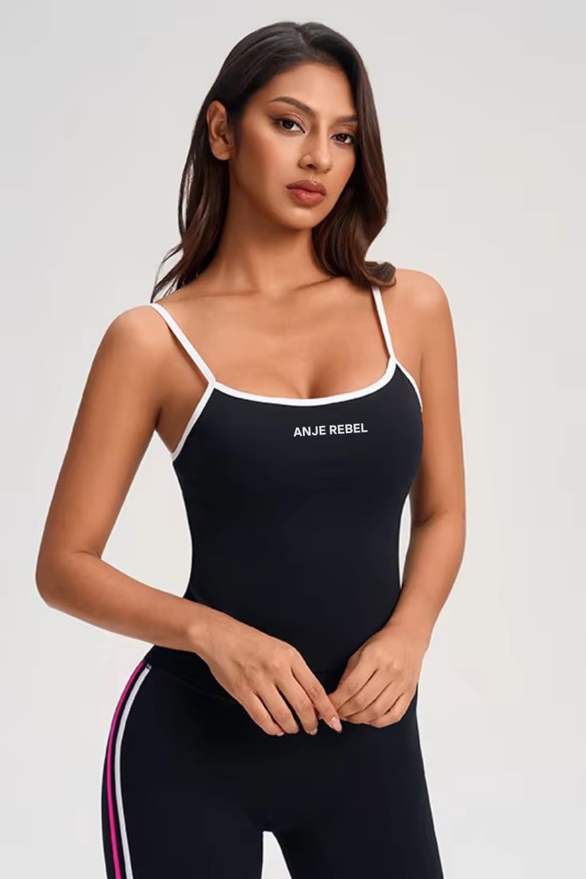 Nautical In-Built Bra Tank Top ANJE REBEL