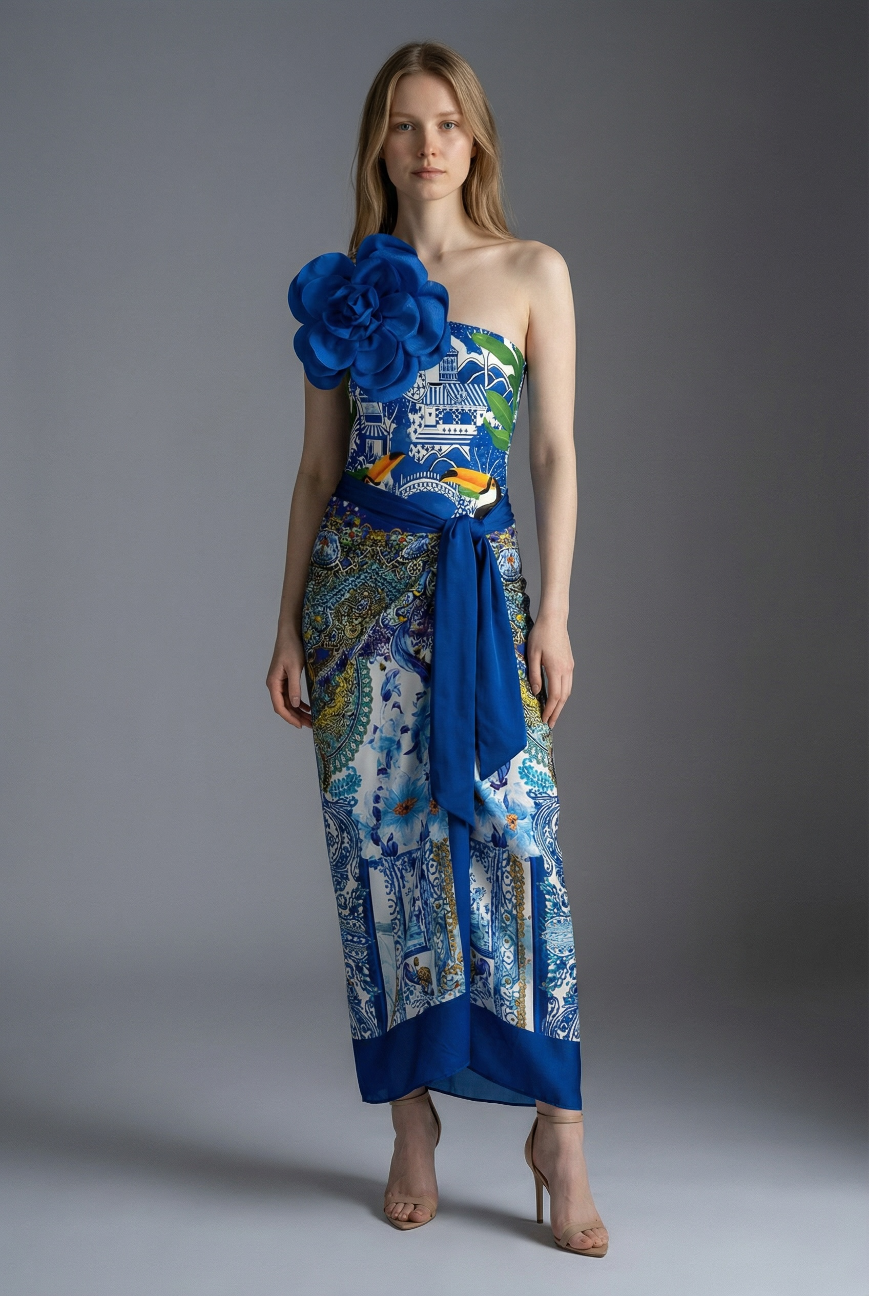 Ipanema “Bloom In The Wild” Swimsuit With Matching Skirt ANJE REBEL