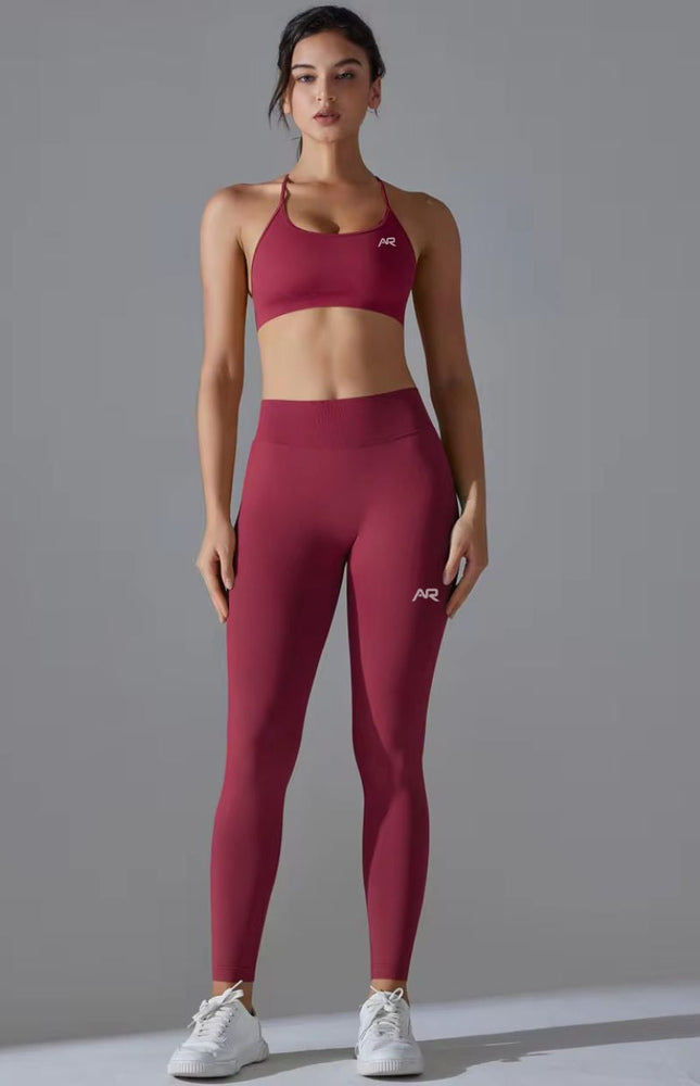 Competition Supportive Sports Bra Leggings Set ANJE REBEL