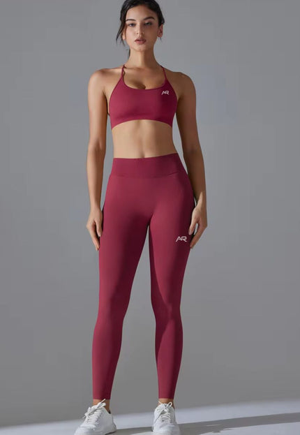 Competition Supportive Sports Bra Leggings Set ANJE REBEL