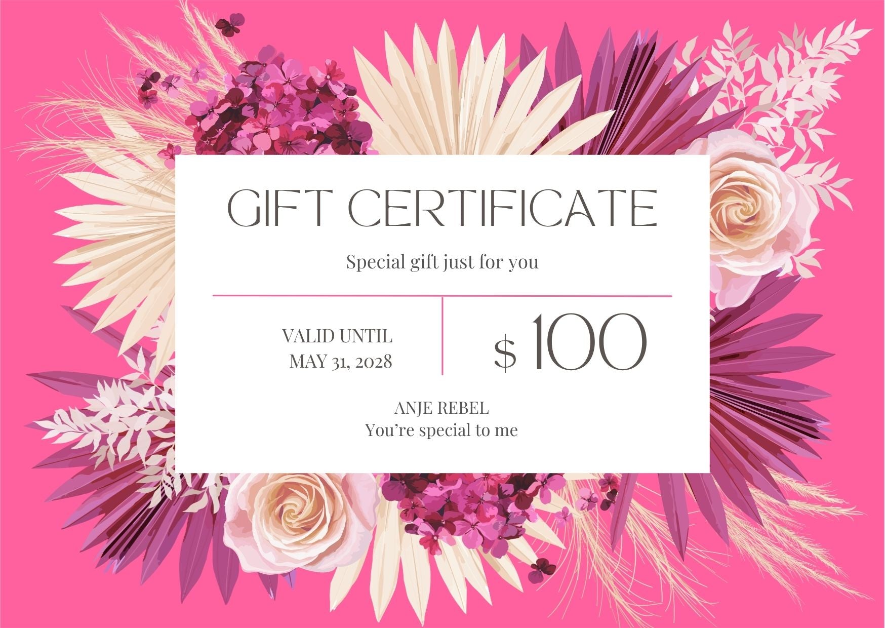 ANJE REBEL Gift Card ANJE REBEL