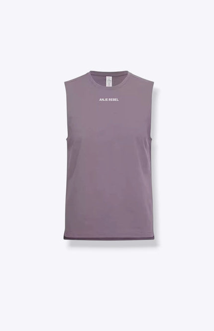 Lightweight Organic Cotton Gym Vest ANJE REBEL