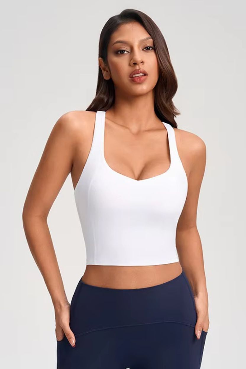 Cropped Racerback Tank Top ANJE REBEL