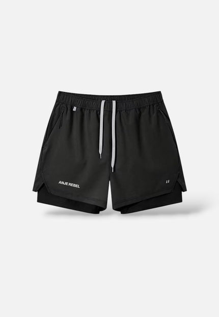 Breathable 2-in-1 Active Shorts ANJE REBEL