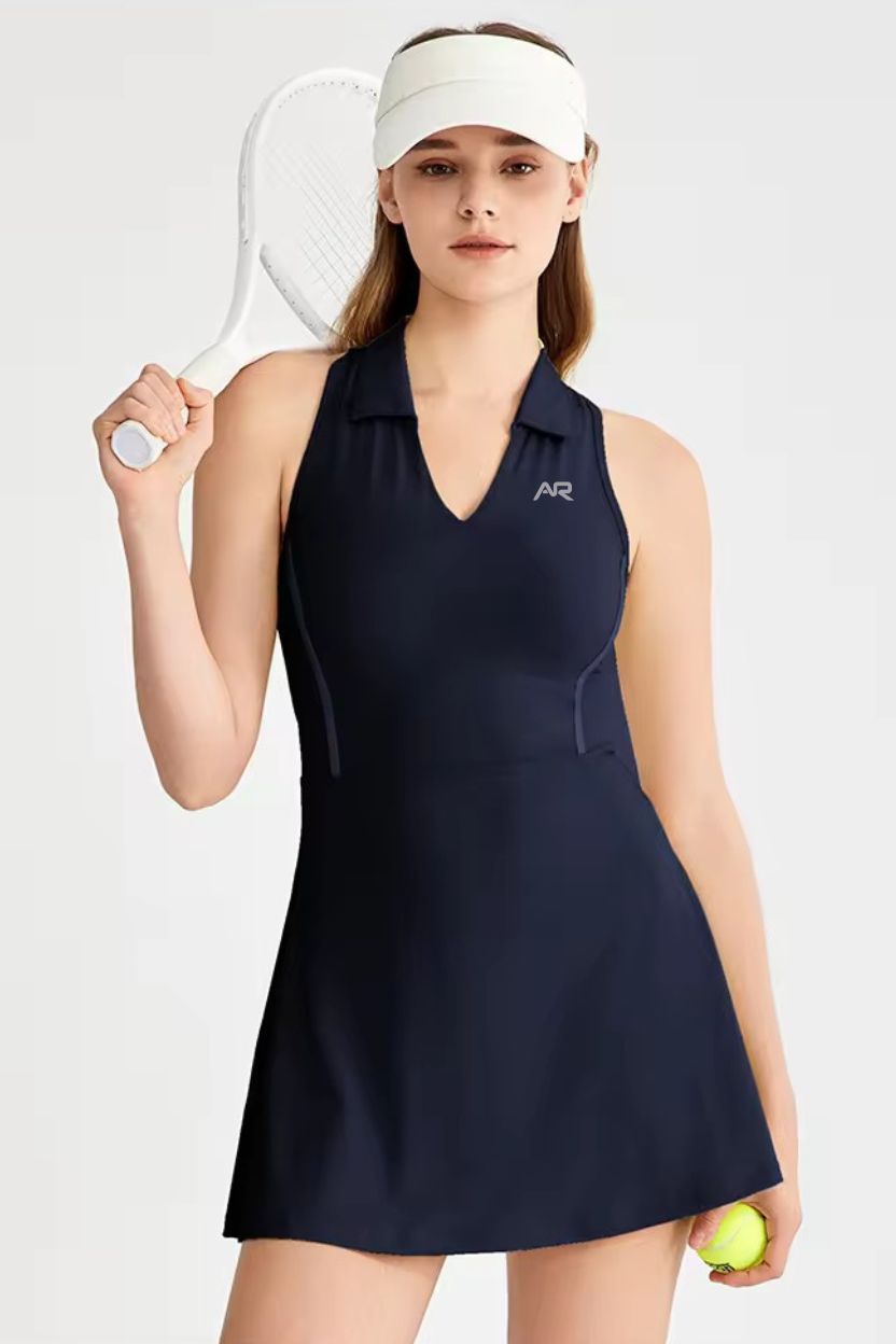 Oxford Tennis Collared Dress - ANJE REBEL