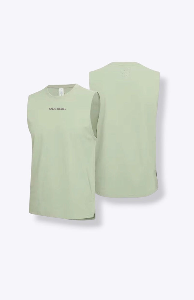 Lightweight Organic Cotton Gym Vest ANJE REBEL