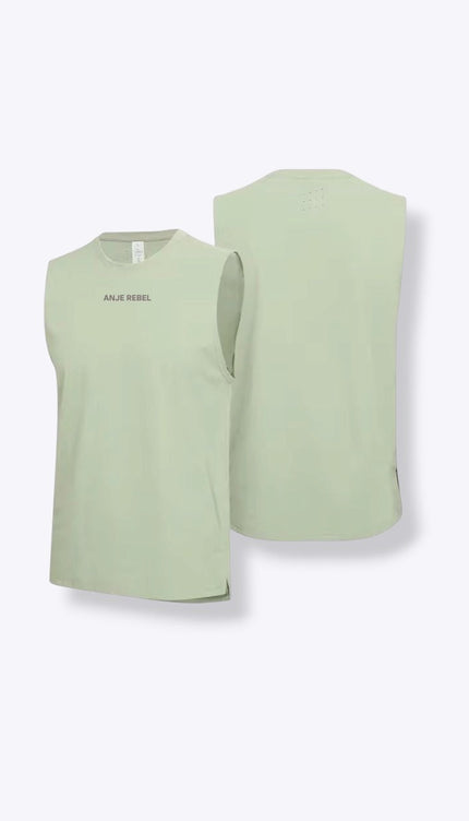Lightweight Organic Cotton Gym Vest ANJE REBEL