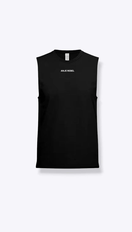 Lightweight Organic Cotton Gym Vest ANJE REBEL