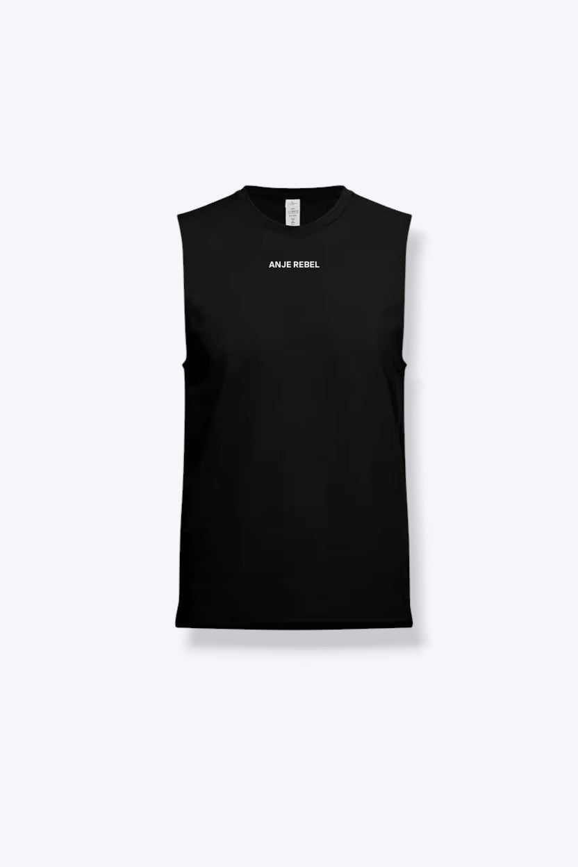 Lightweight Organic Cotton Gym Vest ANJE REBEL