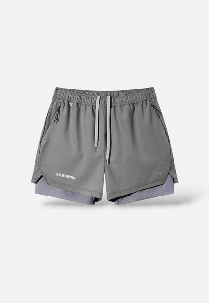 Breathable 2-in-1 Active Shorts ANJE REBEL