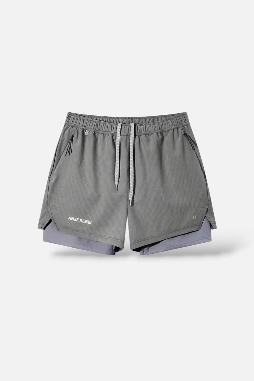 Breathable 2-in-1 Active Shorts ANJE REBEL