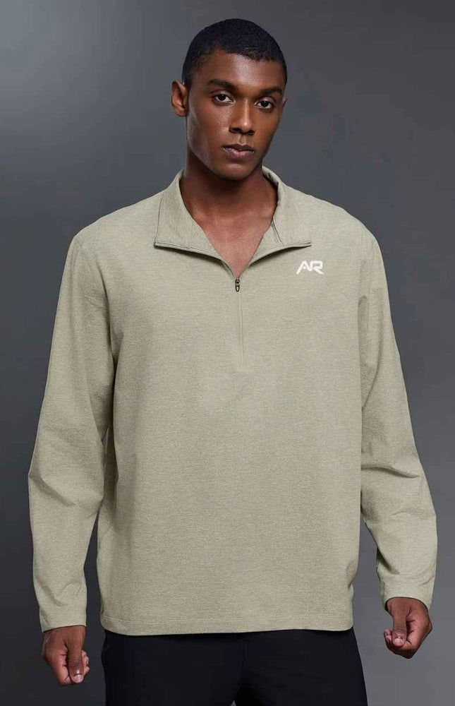 Breathable Pullover Zip-Up Sweater