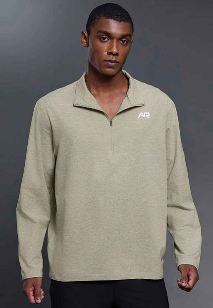 Breathable Pullover Zip-Up Sweater