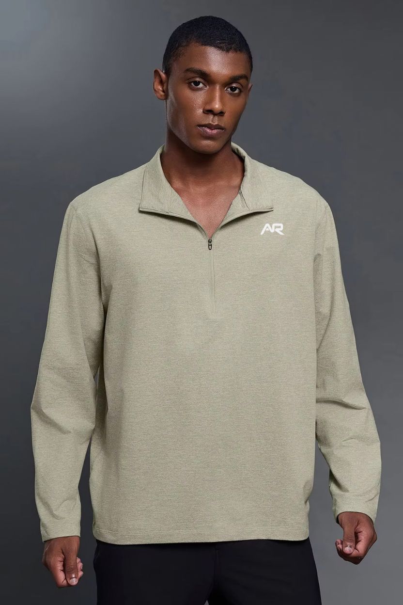 Breathable Pullover Zip-Up Sweater ANJE REBEL