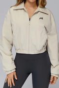 Open-Collar Sports Zip Up Jacket ANJE REBEL