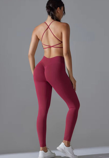 Competition Supportive Sports Bra Leggings Set ANJE REBEL