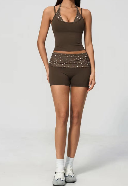 Hipster Foldover Mini Shorts ANJE REBEL