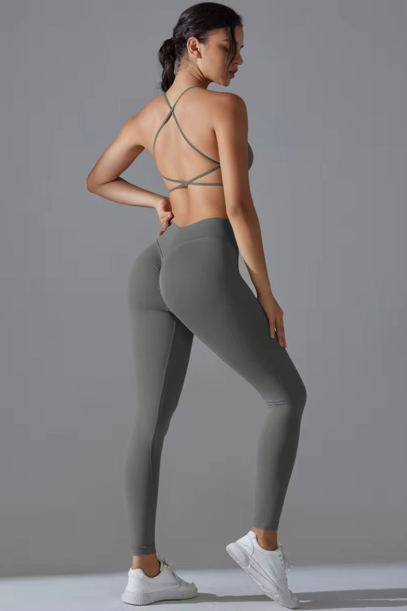 Competition Supportive Sports Bra Leggings Set ANJE REBEL