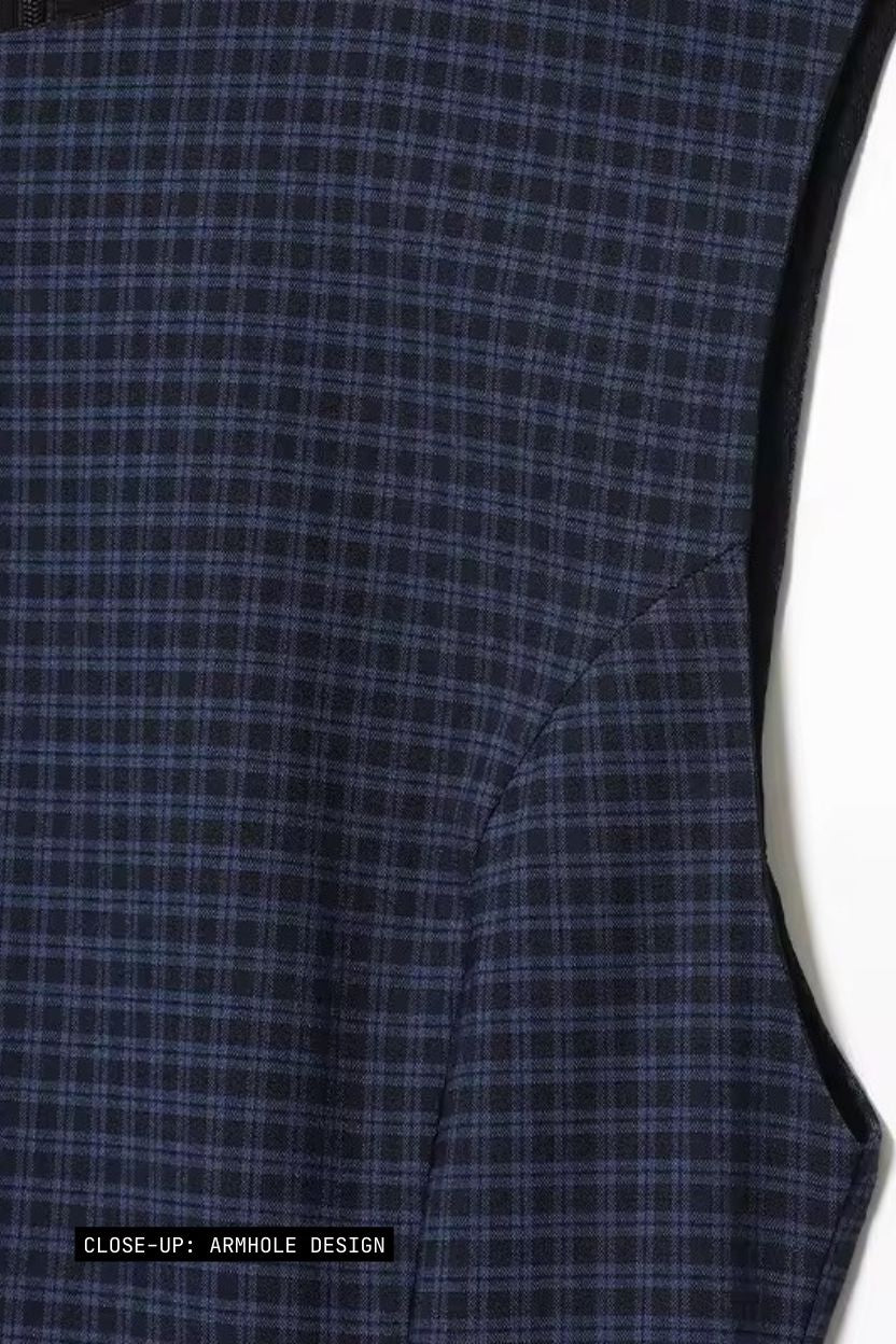 London Plaids Frilly Mini Dress ANJE REBEL