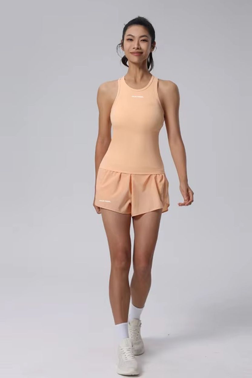 Flared Running Shorts ANJE REBEL