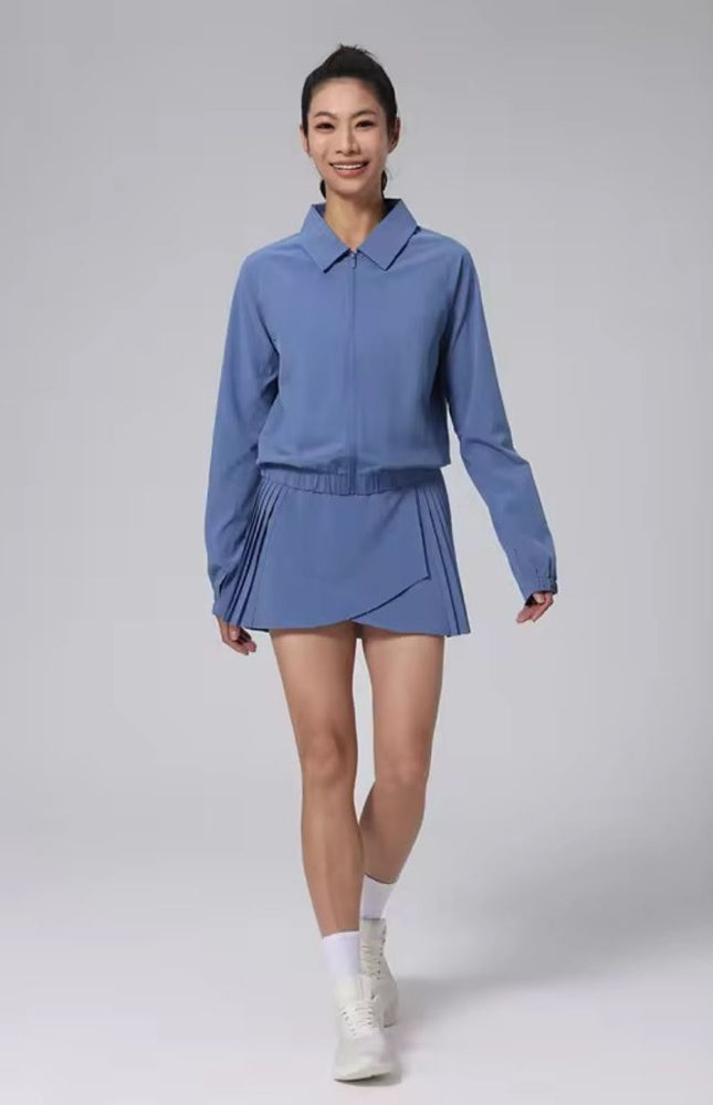 Pleated Tennis Skirt with Pockets ANJE REBEL
