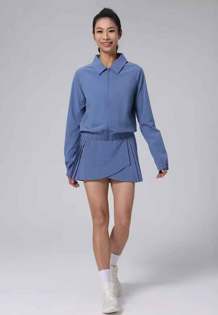 Pleated Tennis Skirt with Pockets