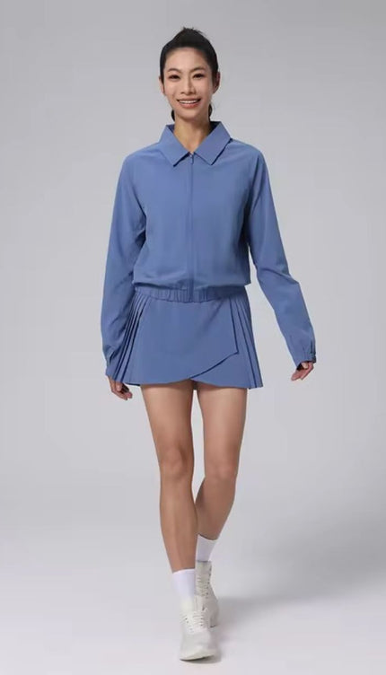 Pleated Tennis Skirt with Pockets ANJE REBEL