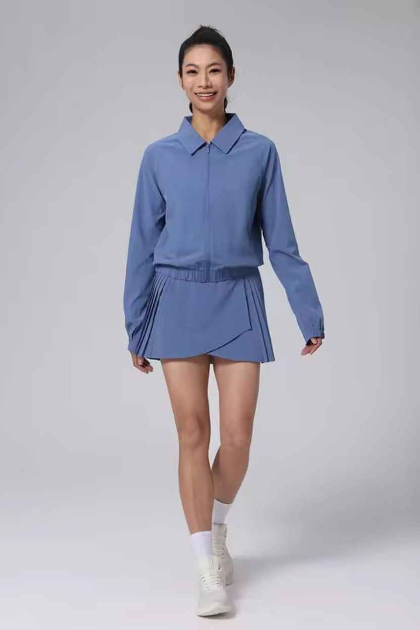 Pleated Tennis Skirt with Pockets