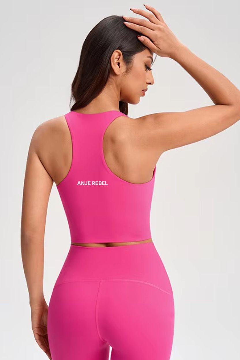 Cropped Racerback Tank Top ANJE REBEL