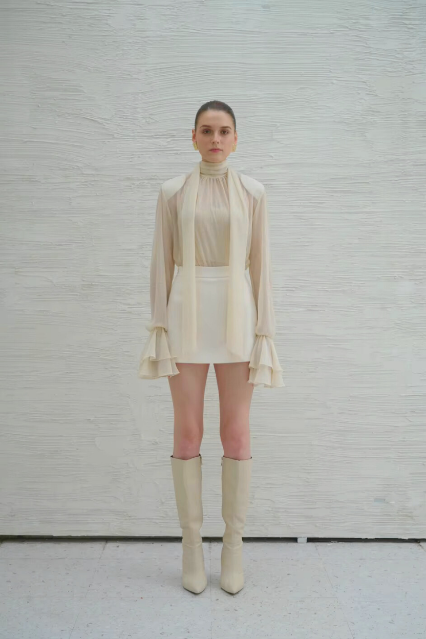 ANJE REBEL Basic Wool Petite Skirt ANJE REBEL