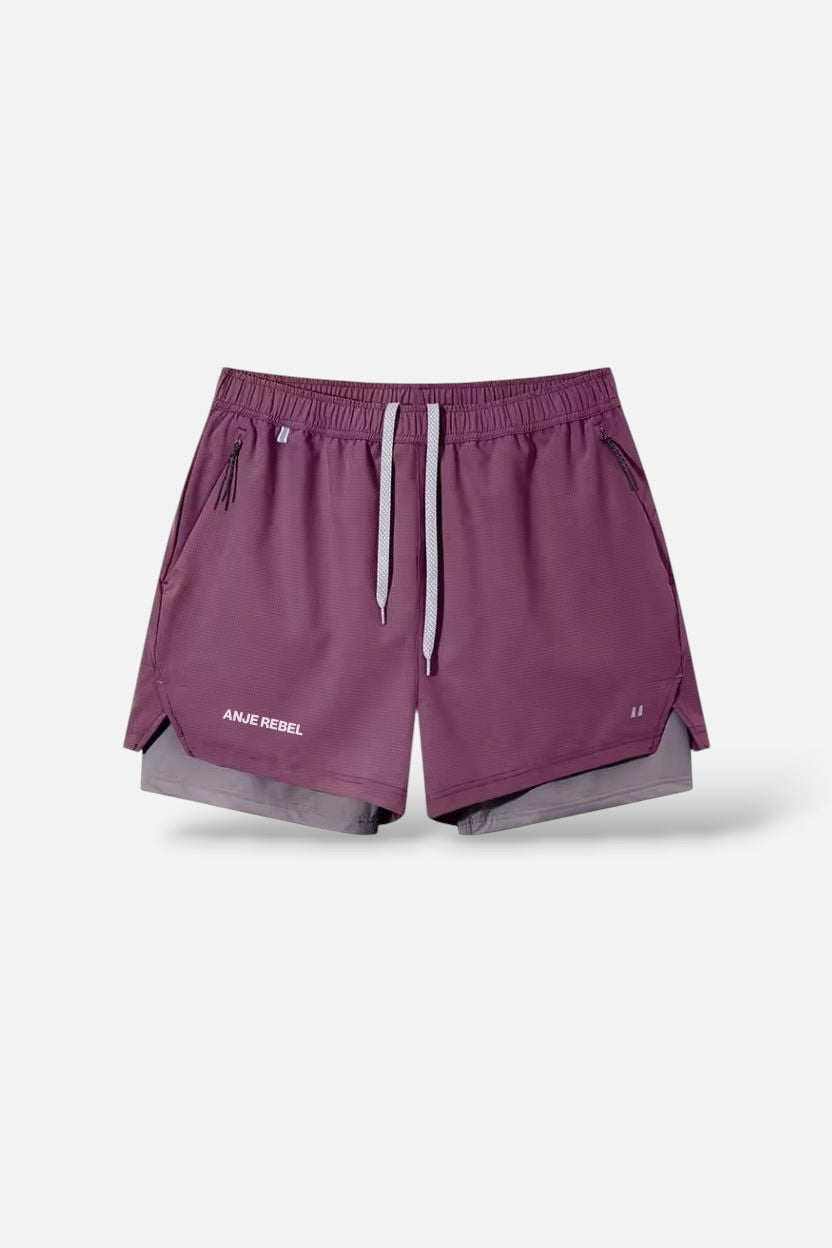 Breathable 2-in-1 Active Shorts ANJE REBEL