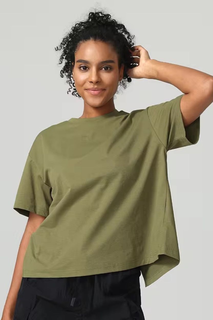 Relaxed Fit Split Design Shirt ANJE REBEL