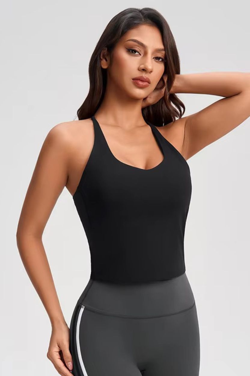 Halter-Neck Bareback Tank Top ANJE REBEL