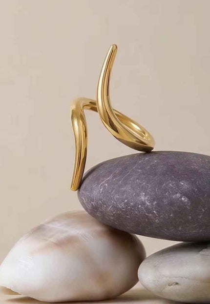 Singular Spiral Handmade Ring