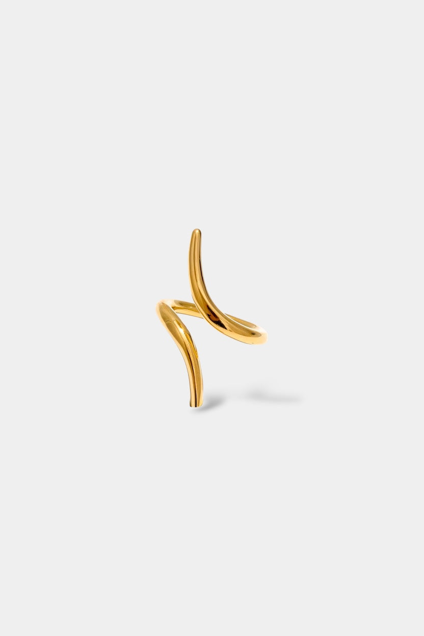 Singular Spiral Handmade Ring ANJE REBEL