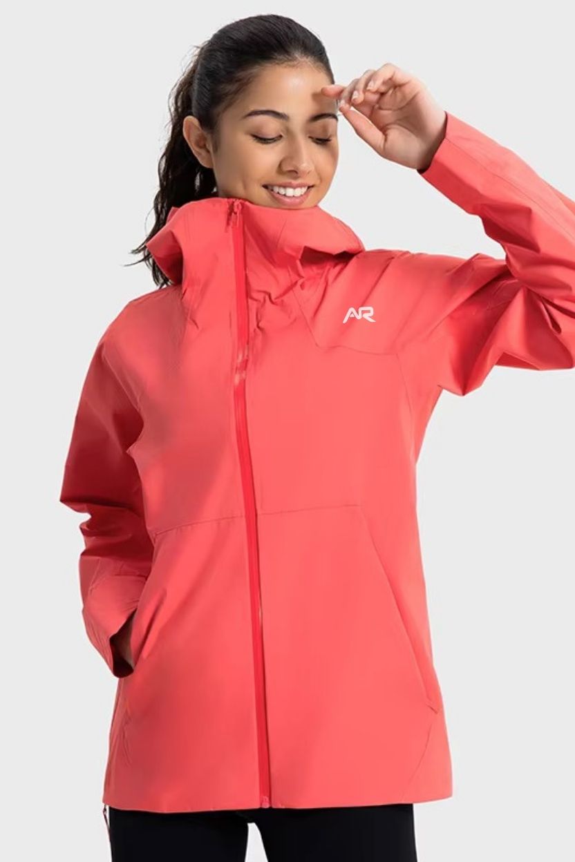 Travel Hardshell Full Length Weather Proof Jacket Coat ANJE REBEL