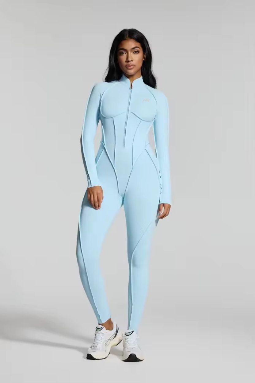 Ski Inspired Zip-Up Full Jumpsuit - ANJE REBEL