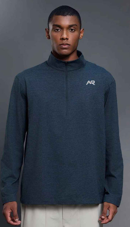 Breathable Pullover Zip-Up Sweater