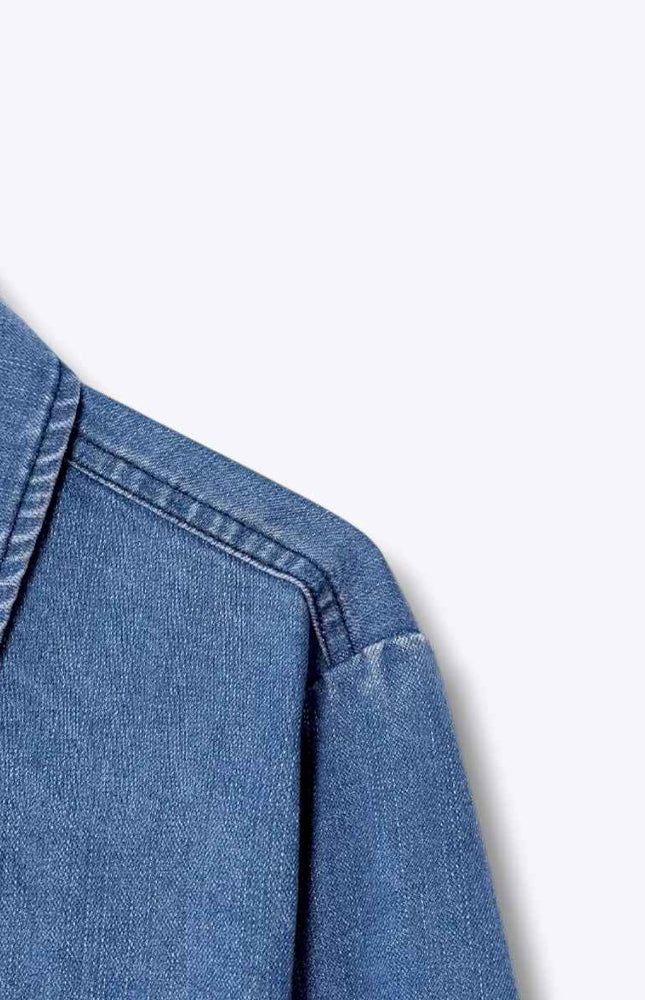 Kimono Front Sash Denim Jacket