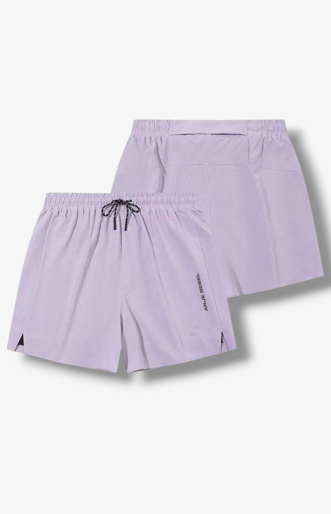 Marathon Running Double Layers Shorts ANJE REBEL