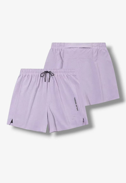 Marathon Running Double Layers Shorts ANJE REBEL