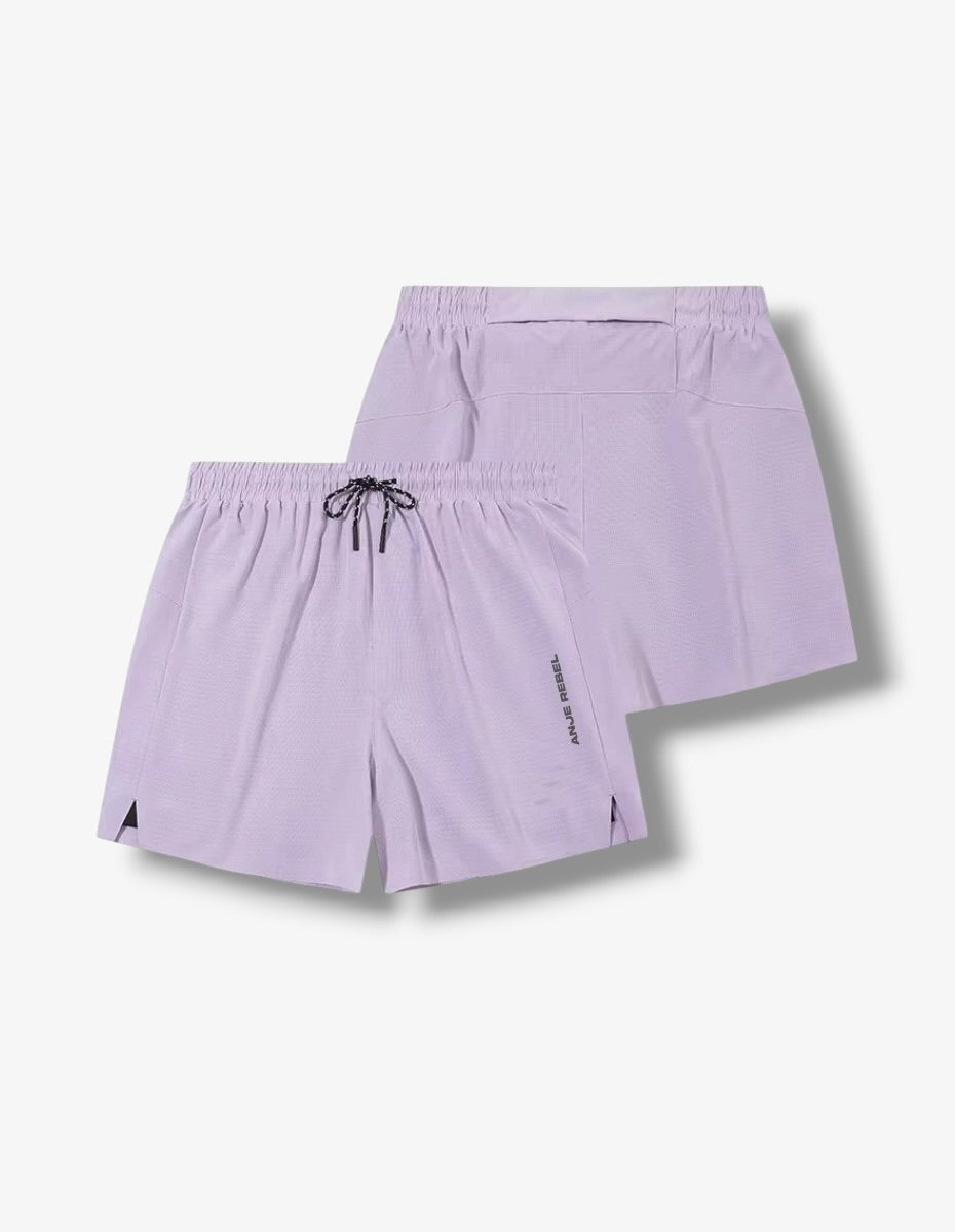 Marathon Running Double Layers Shorts ANJE REBEL