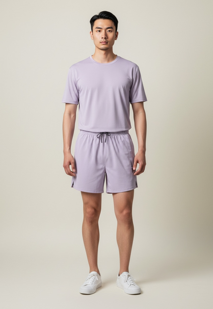 Marathon Running Double Layers Shorts ANJE REBEL