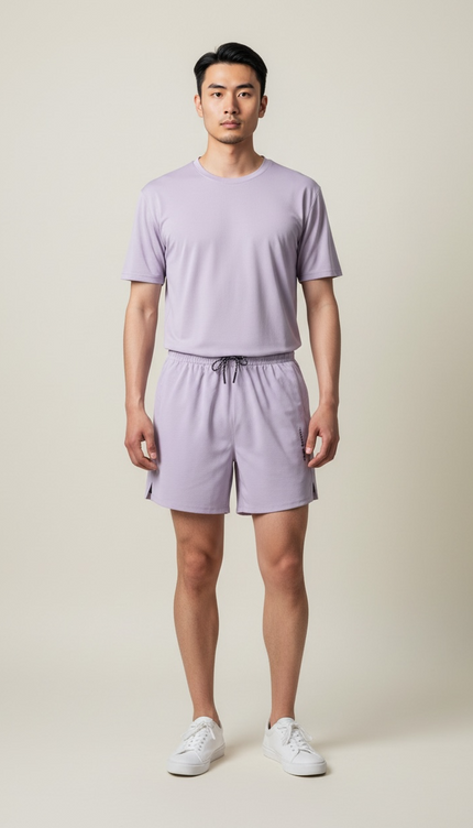 Marathon Running Double Layers Shorts ANJE REBEL